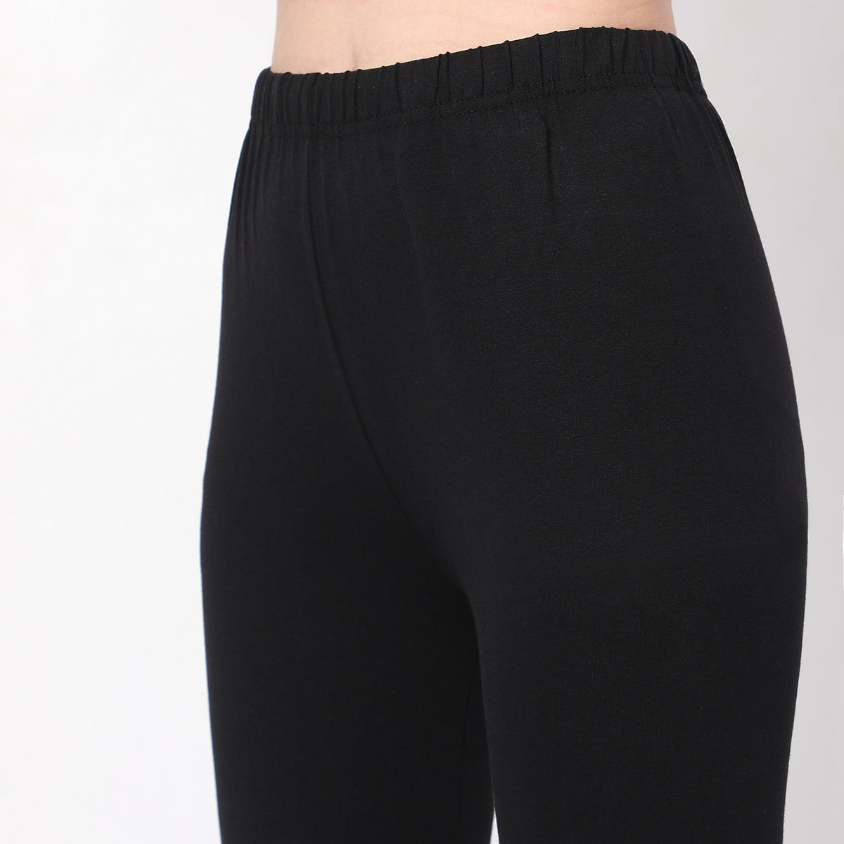 Buy Women Slim Fit Solid Ankle Length High Rise Leggings  - Style Union