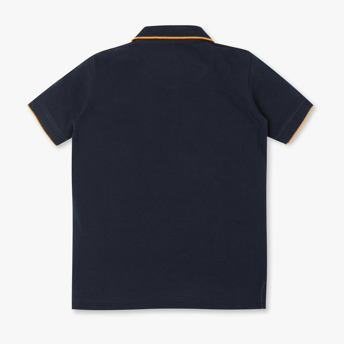 Boys Regular Fit Striped Polo Neck Half Sleeve Polo T-Shirt