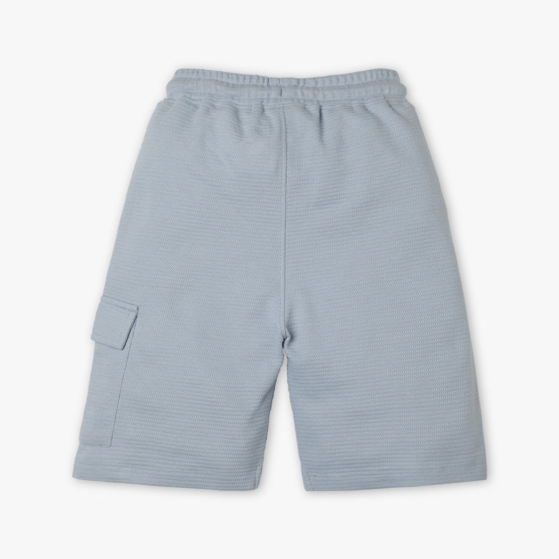 Boys Regular Fit Solid Mid Rise Shorts