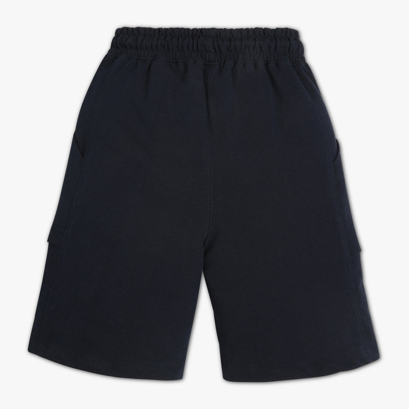 Boys Solid Knee Length Shorts