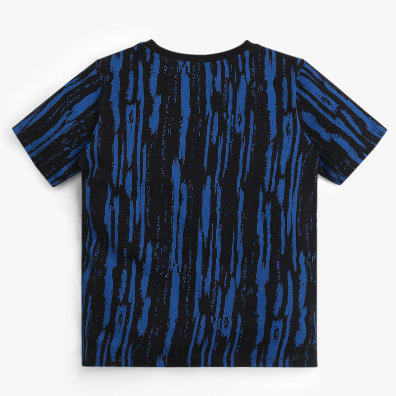 Boys All Over Print Crew Neck T-Shirt