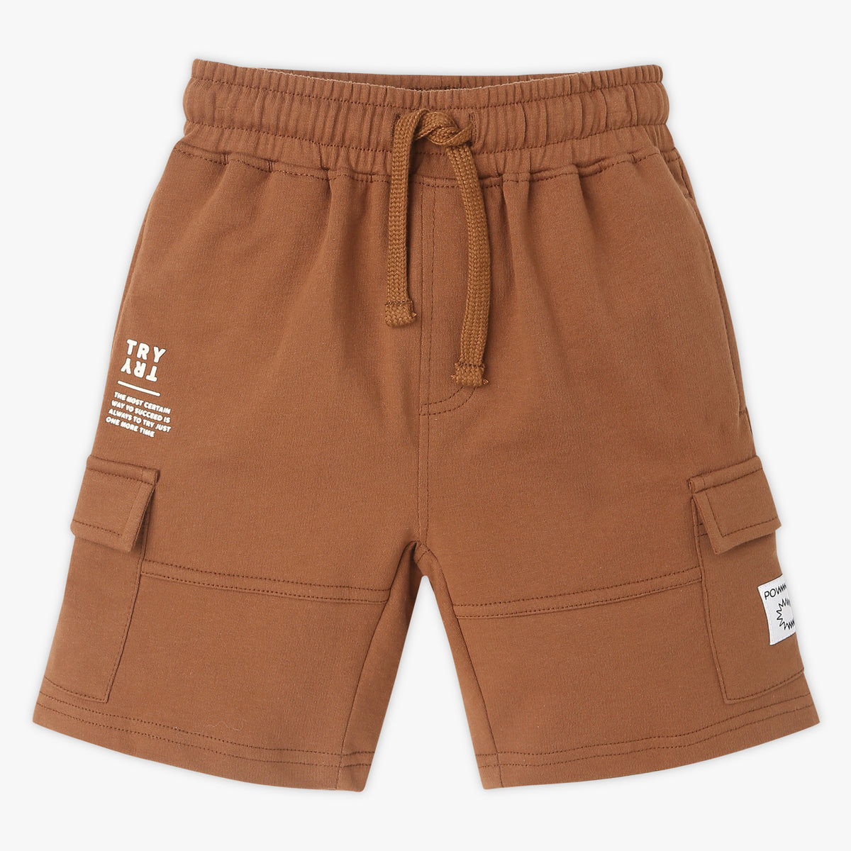 Boys Knee Length Oversize Pop Cargo Shorts