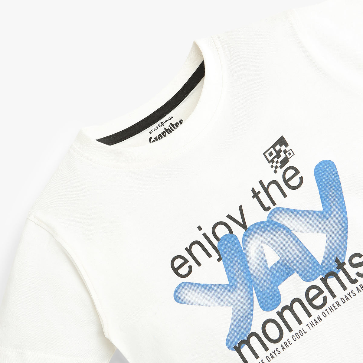 Boys Graphic Crew Neck Graphitee enjoy the YAY Moments T-Shirt