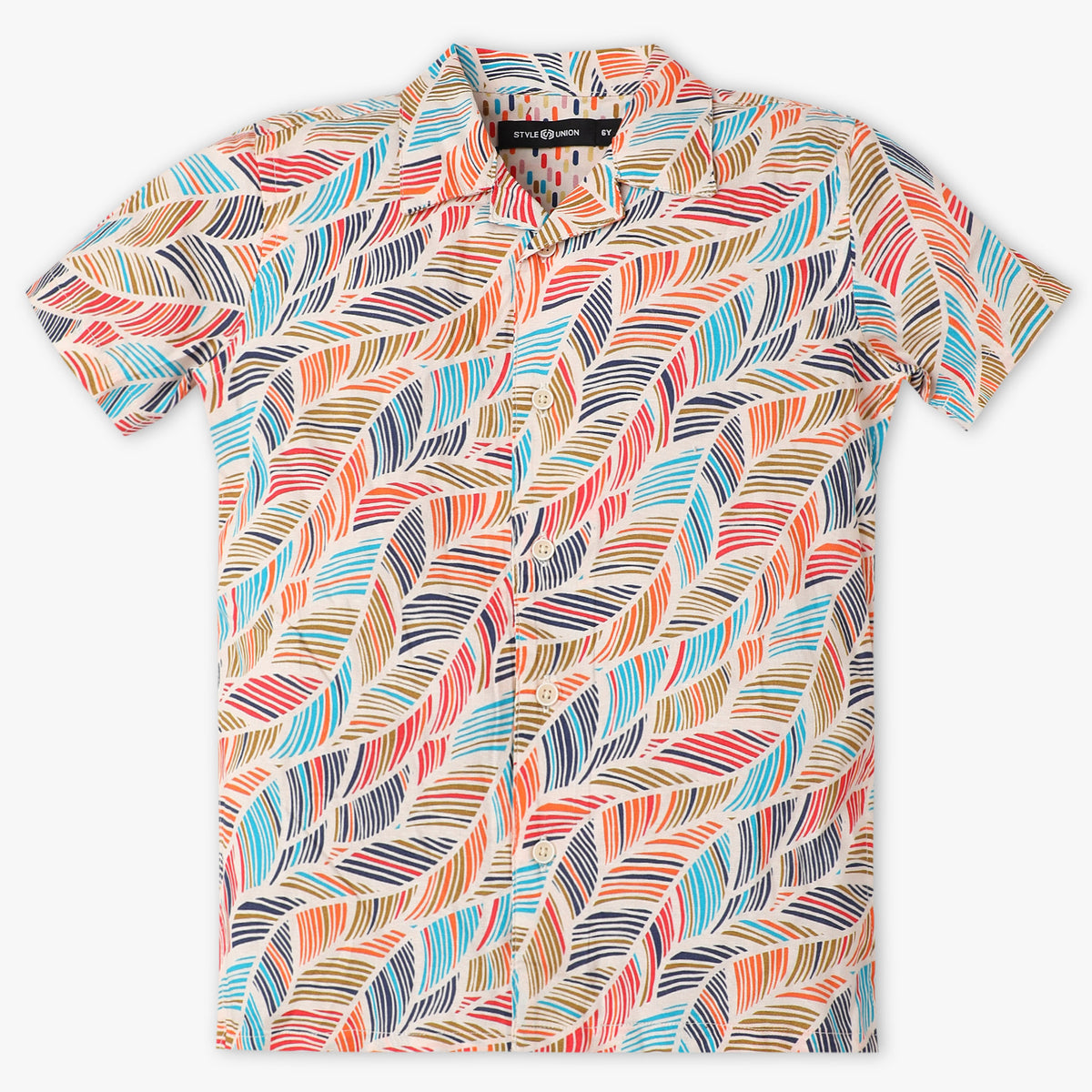 Boys Printed Half Sleeve Retreat Shirt