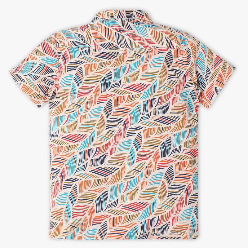Boys Printed Half Sleeve Retreat Shirt