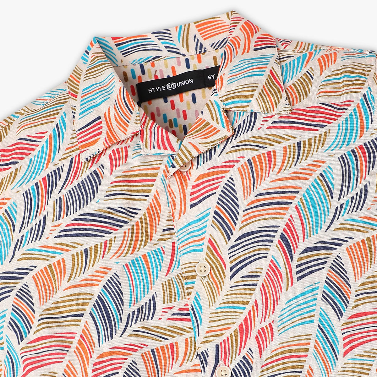 Boys Printed Half Sleeve Retreat Shirt