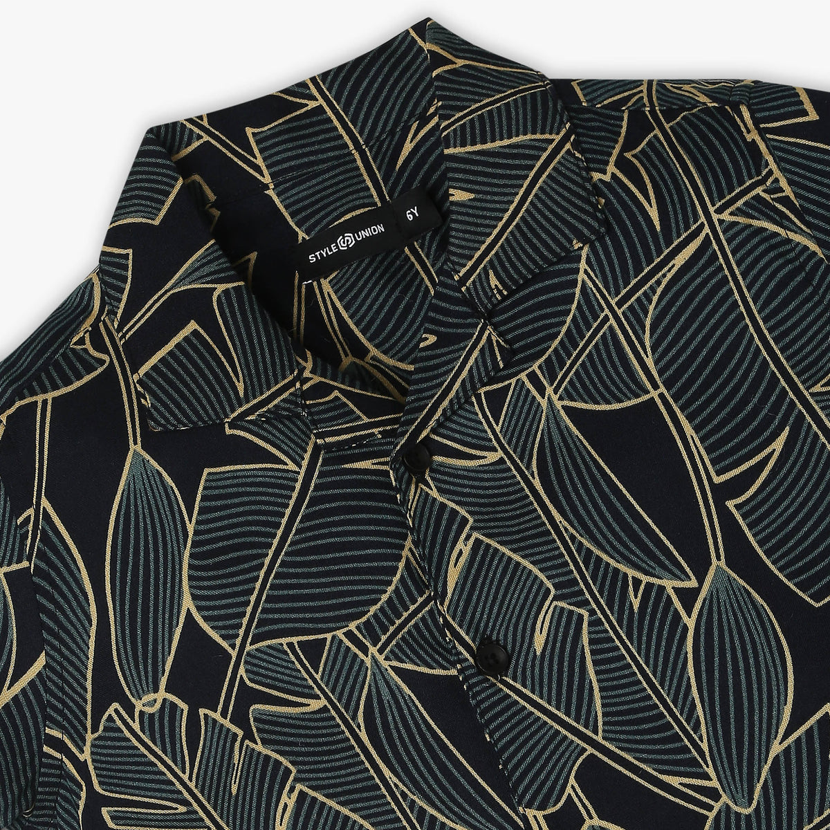 Boys Regular Fit Printed Shirt Collar Shirt