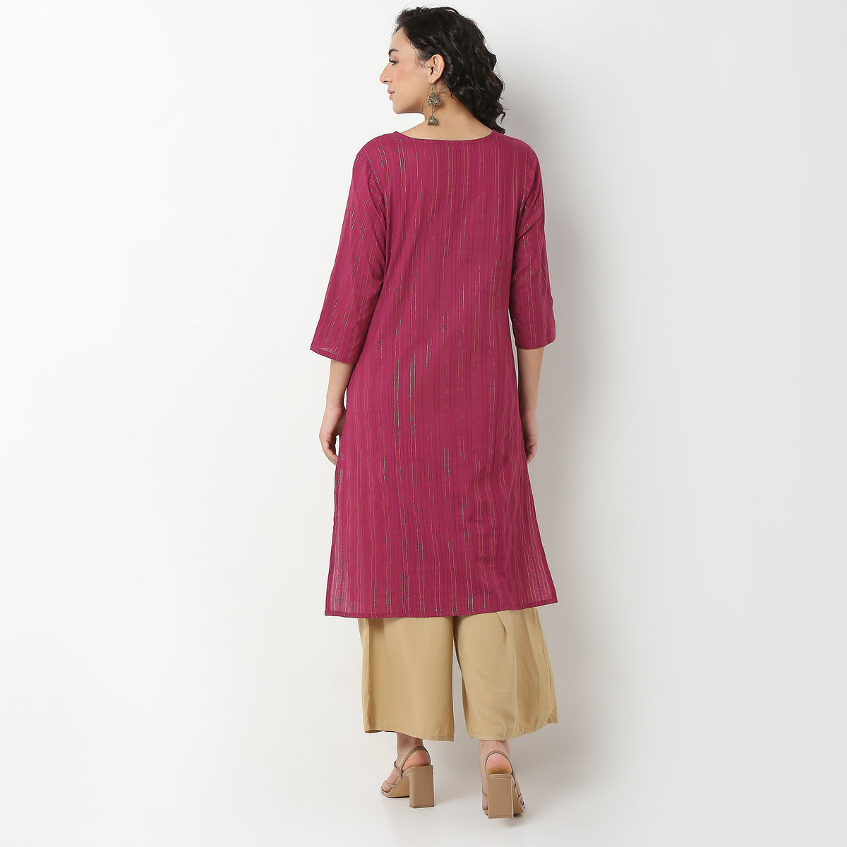 Embroidered Cotton Fabric Kurta
