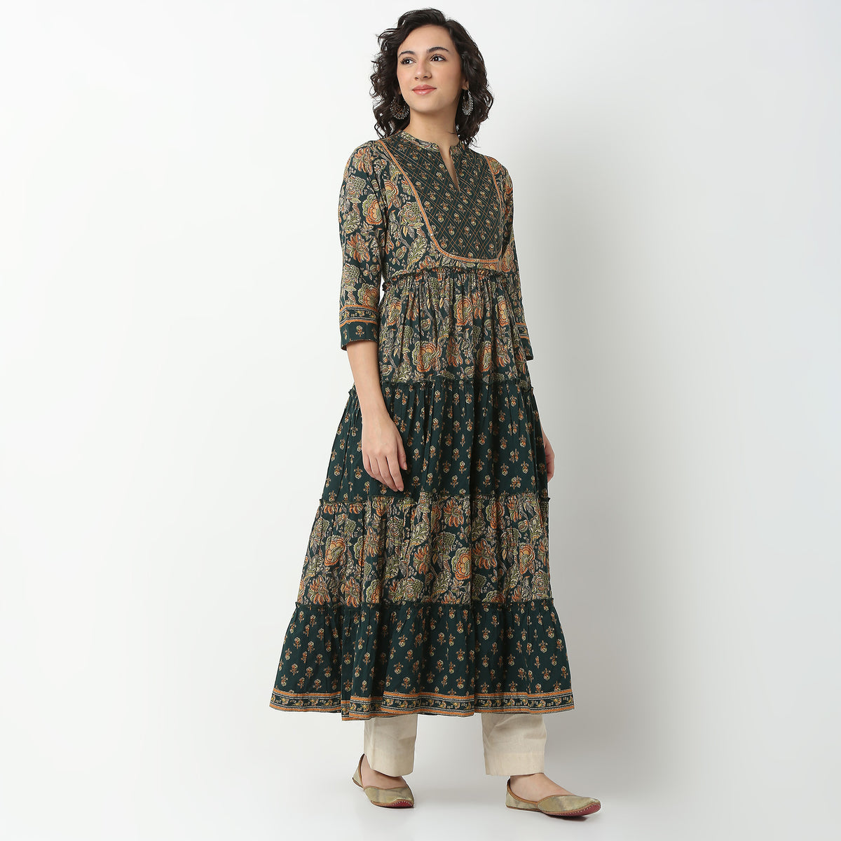 Printed Cotton Fabric Kurta