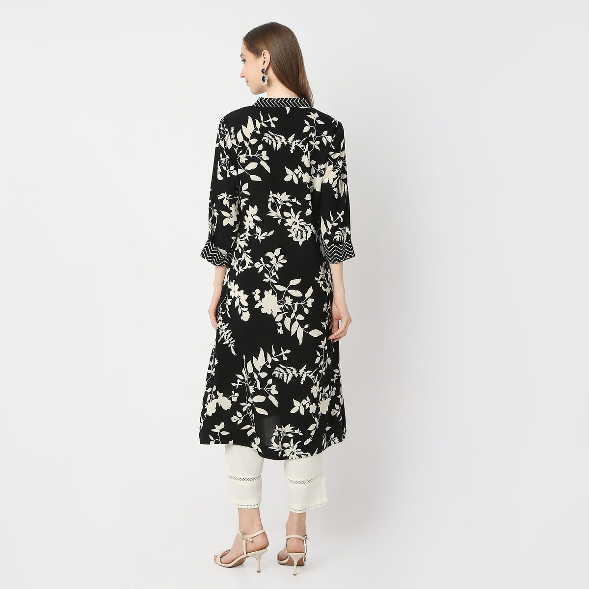 Flare Fit Printed Kurta