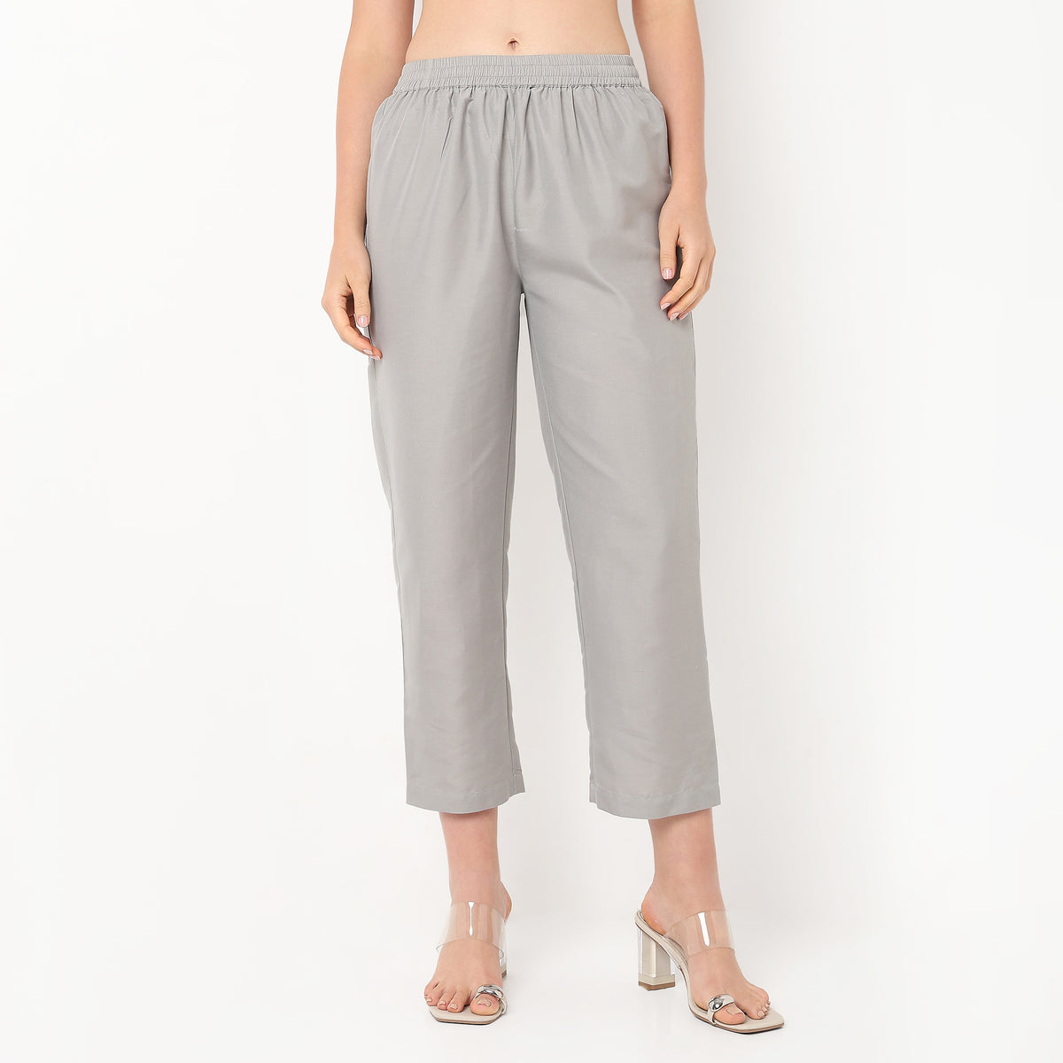 Flare Fit Embroidered Kurta and Pant with Dupatta Set