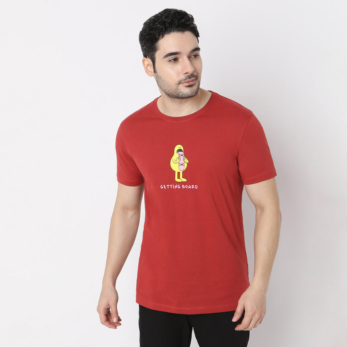 Graphic Crew Neck Modern Home T-Shirt