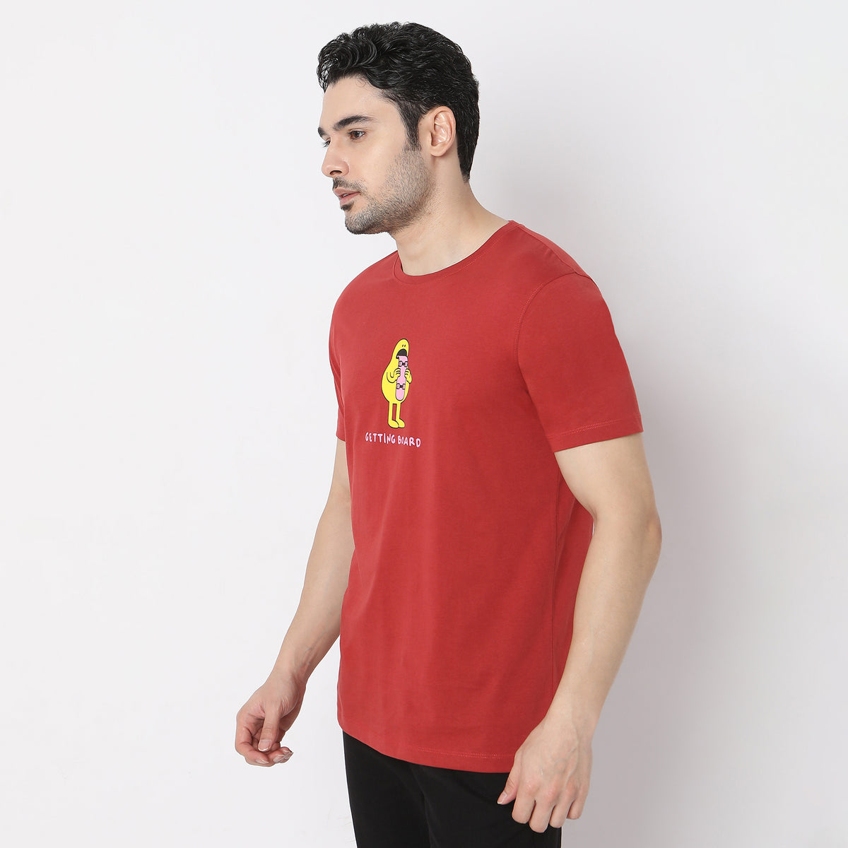 Graphic Crew Neck Modern Home T-Shirt