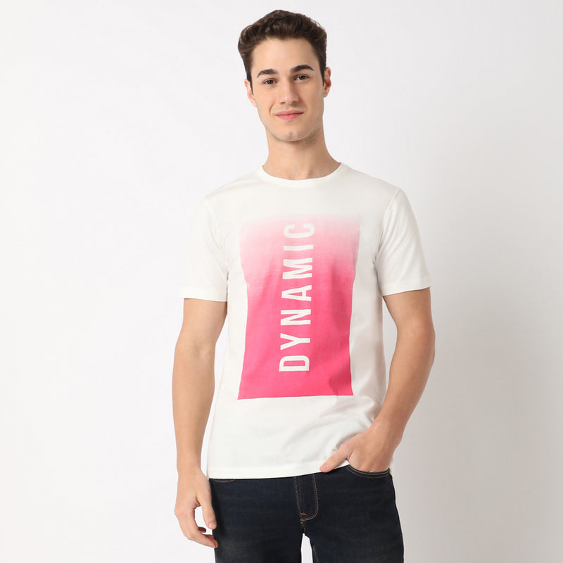 Modern Home Graphic Crew Neck T-Shirt