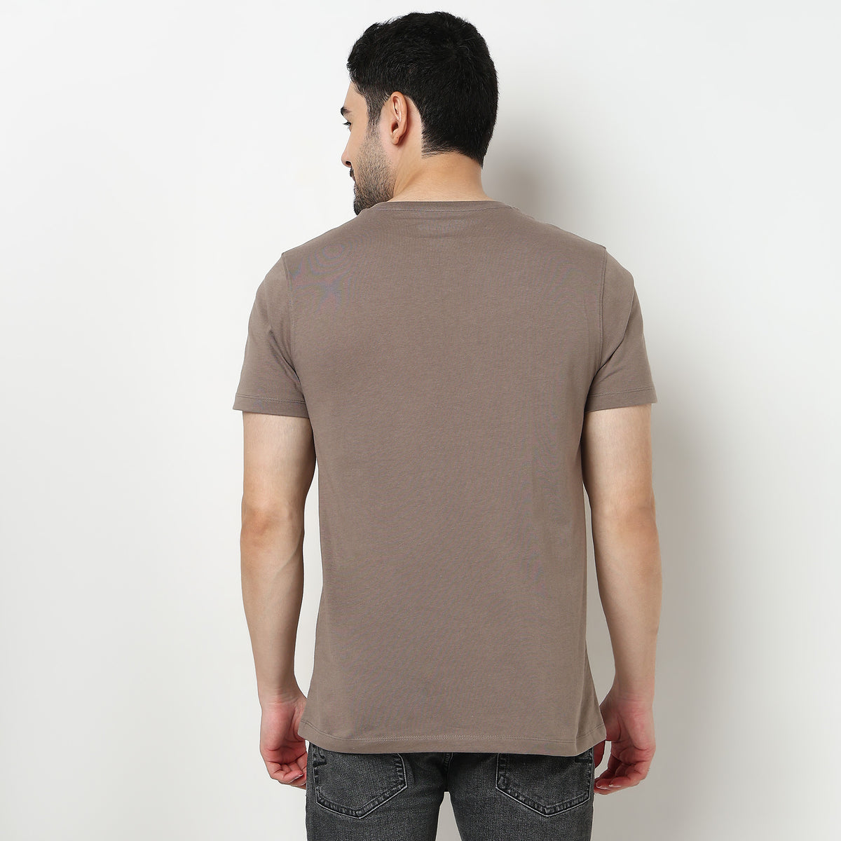 Crew Neck Cotton Graphitee