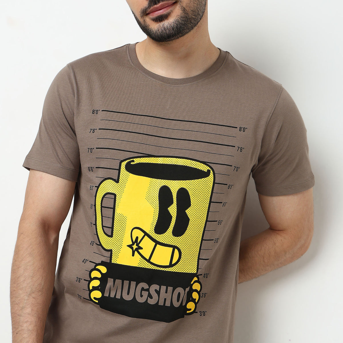 Crew Neck Cotton Graphitee