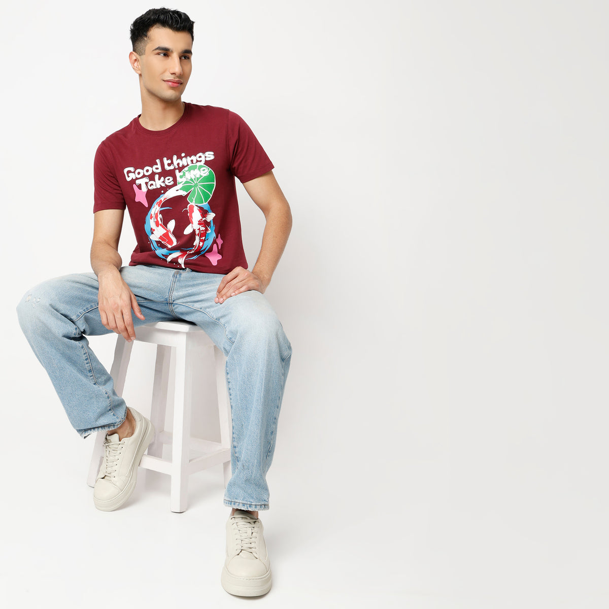 Regular Fit Graphic Regular Length T-Shirt