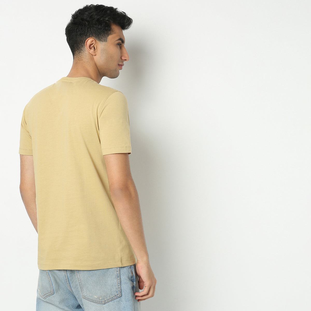 Graphic Cotton Crew Neck T-Shirt