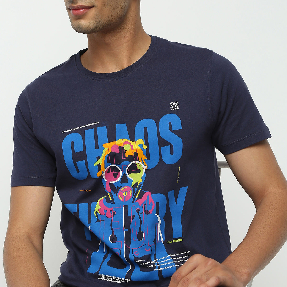 Regular Fit Graphic Crew Neck T-Shirt