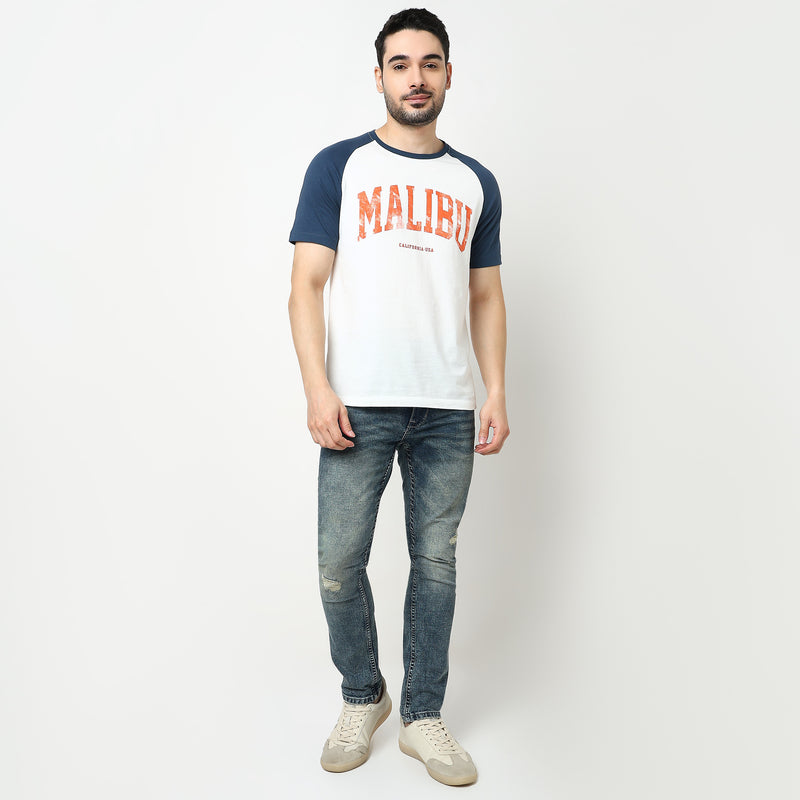 Crew Neck Cotton Graphitee