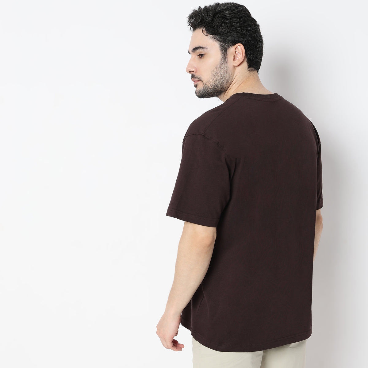 Oversize Graphic Crew Neck T-Shirt