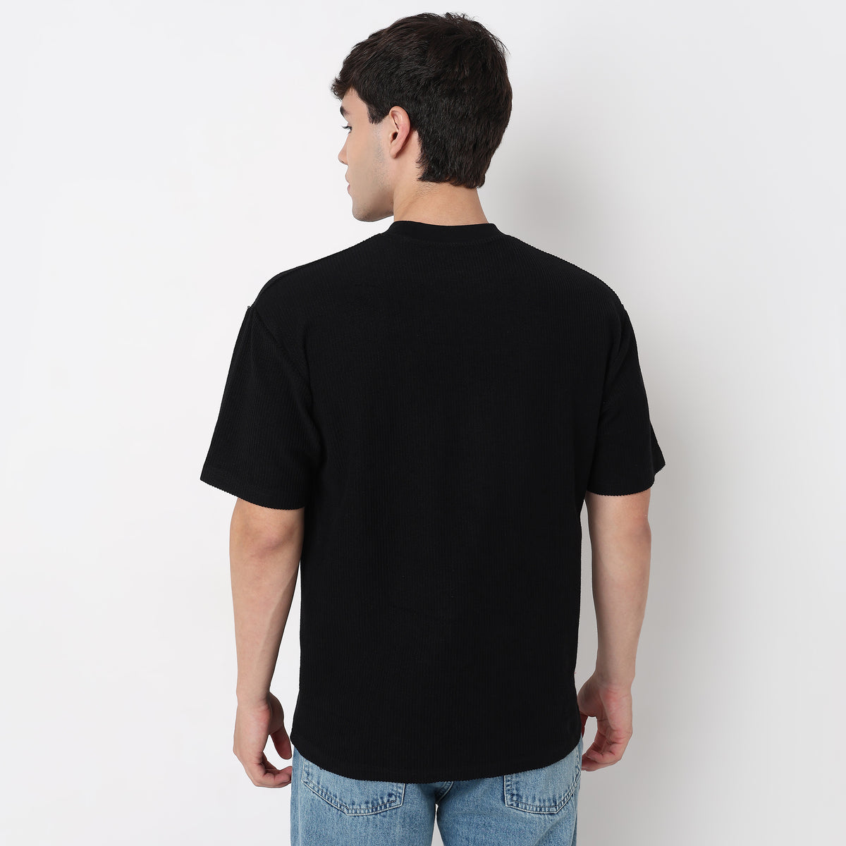 Order Now Men Solid Crew Neck Oversize Casual Wear Ranger Crew Tee by Style Union