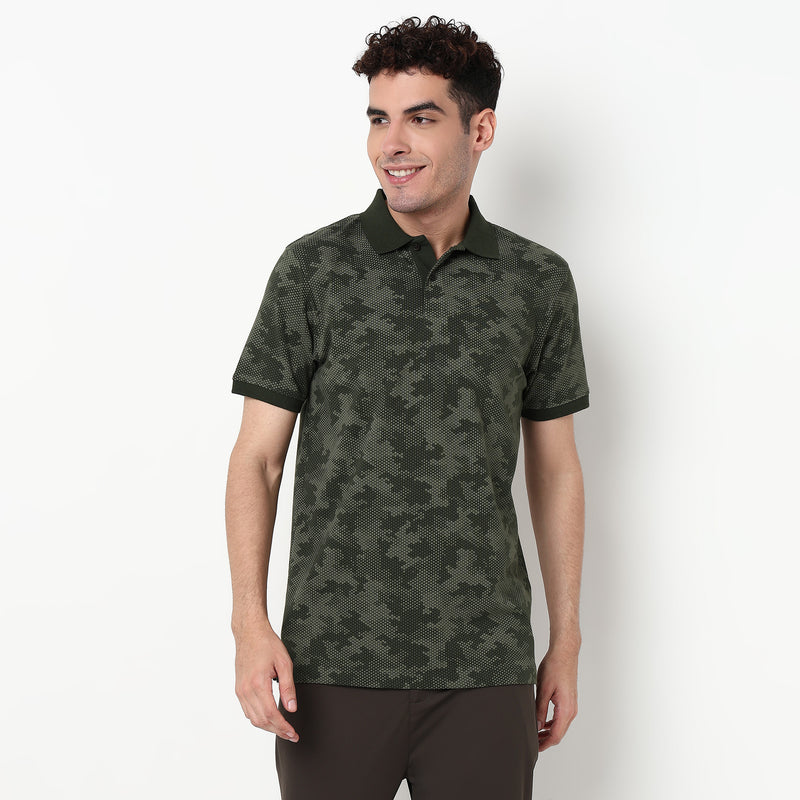 Cotton Spandex Polo T-Shirt