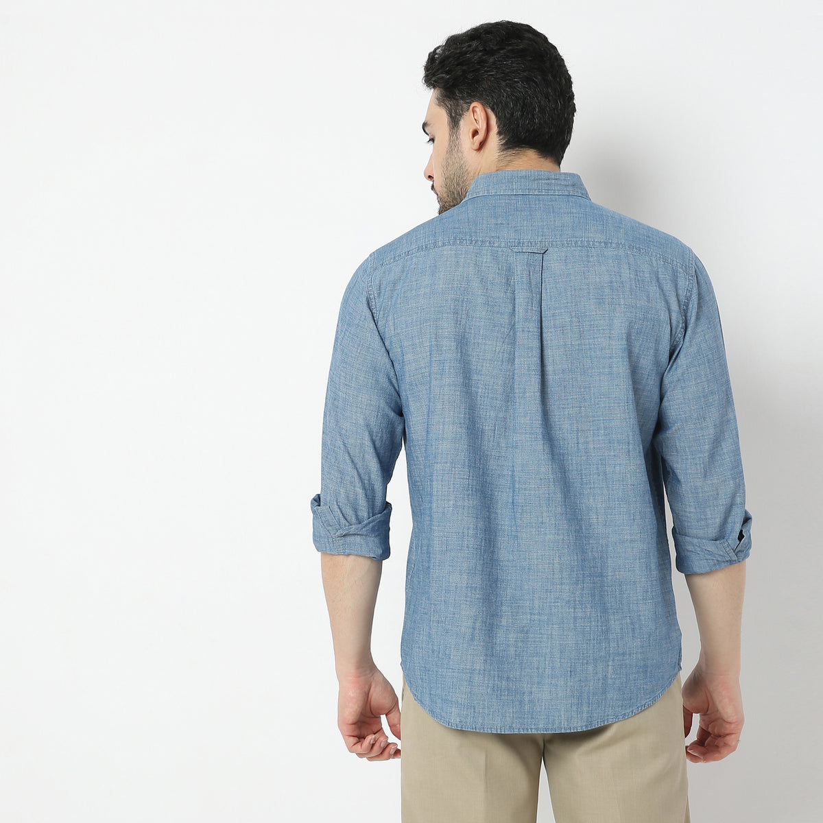 Regular Fit Solid Alpha Shirt