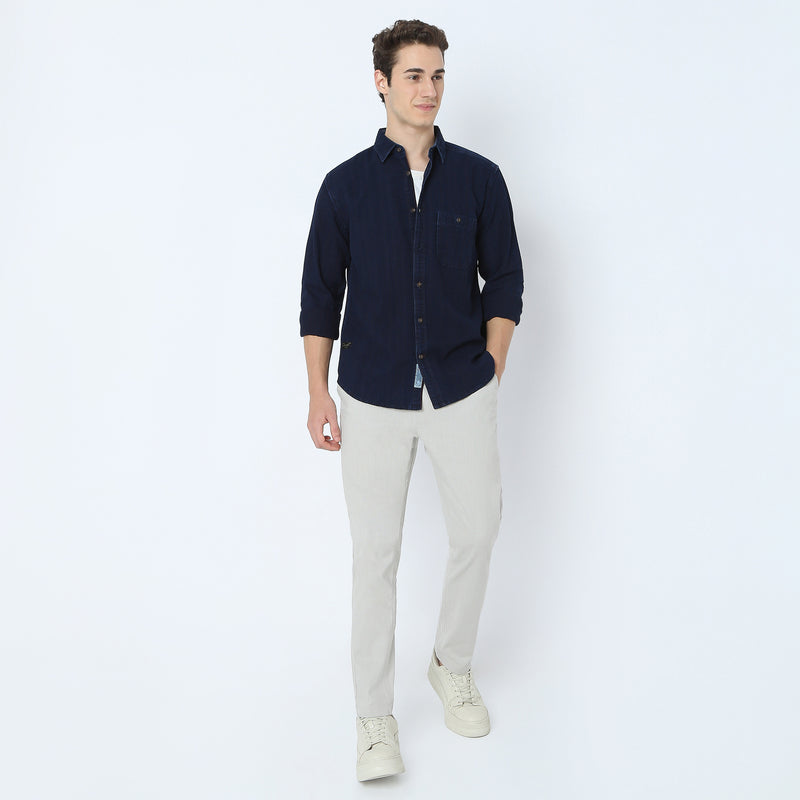 Striped Modern Explorer Cruiser Casual Shirt