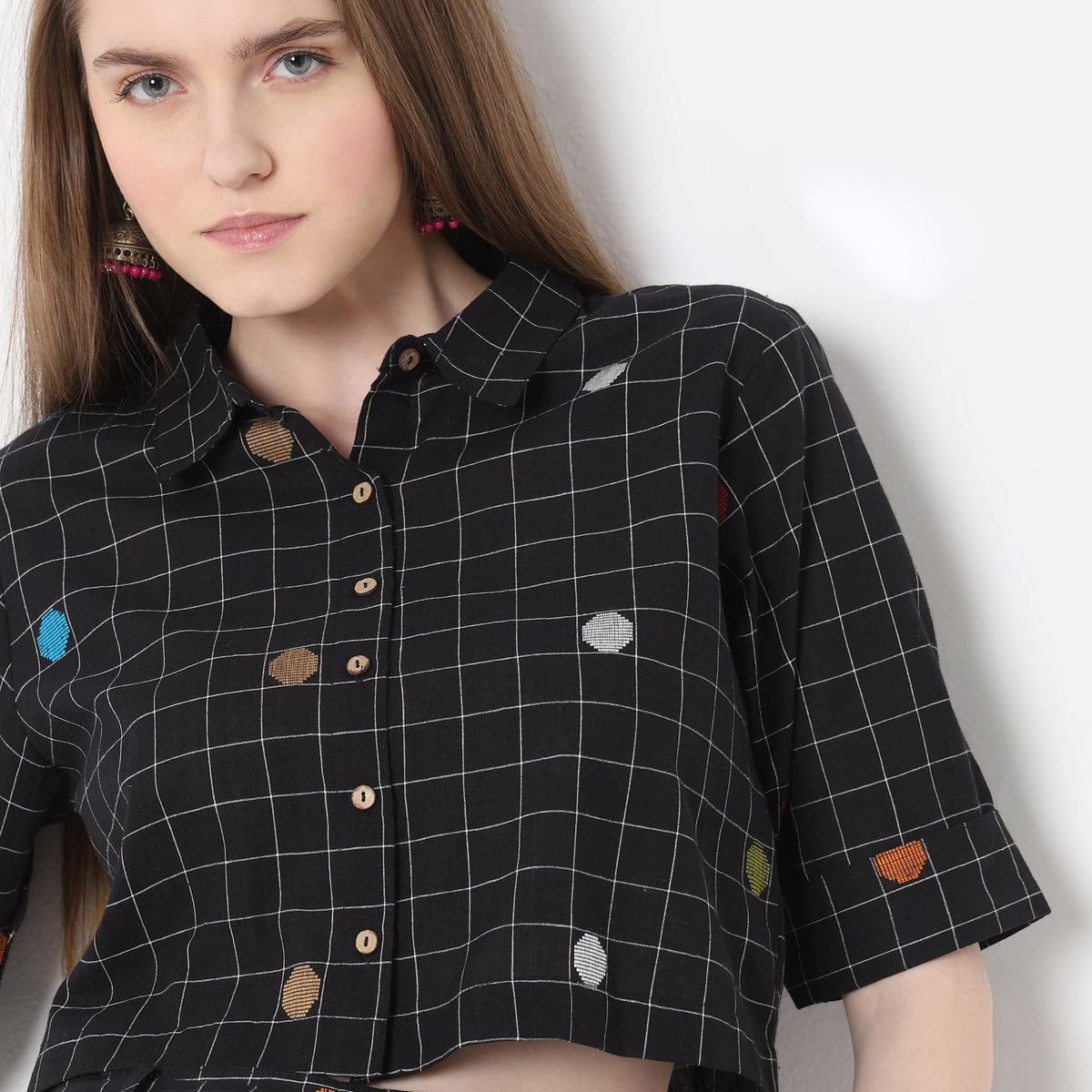 Regular Fit Geometric Top