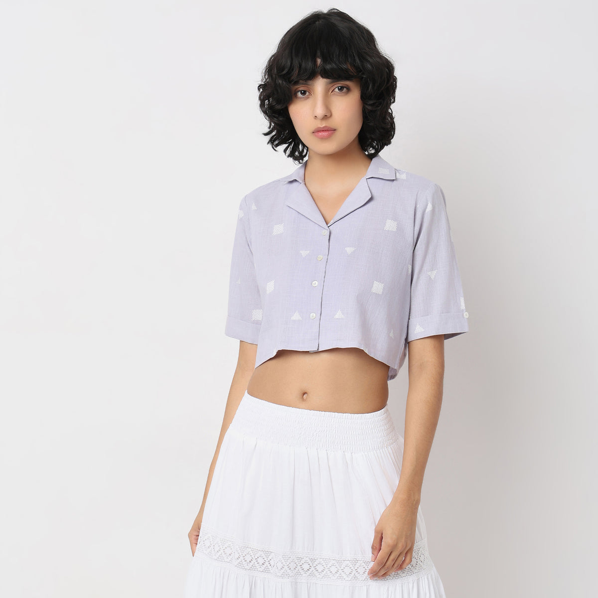 Regular Fit Printed Top