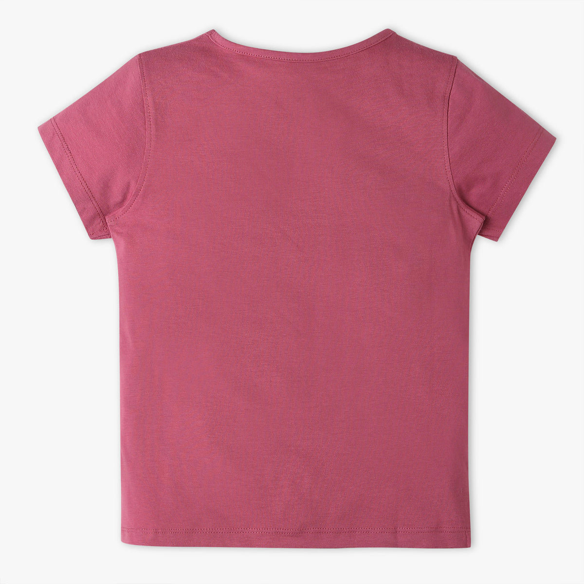 Girls Regular Fit Graphic Crew Neck T-Shirt