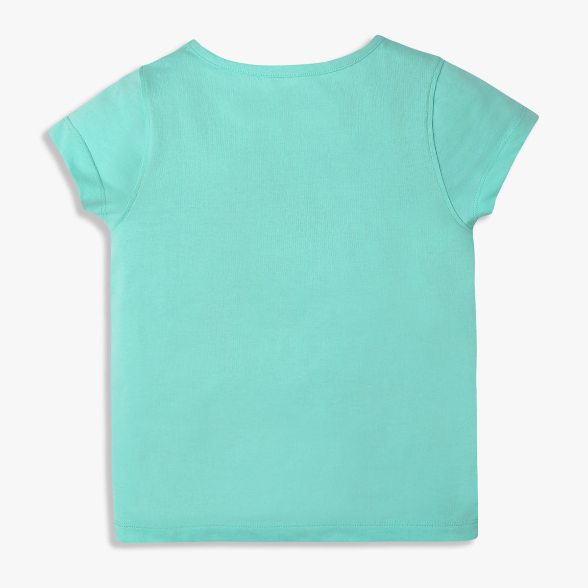 Girls Regular Fit Graphic Crew Neck T-Shirt