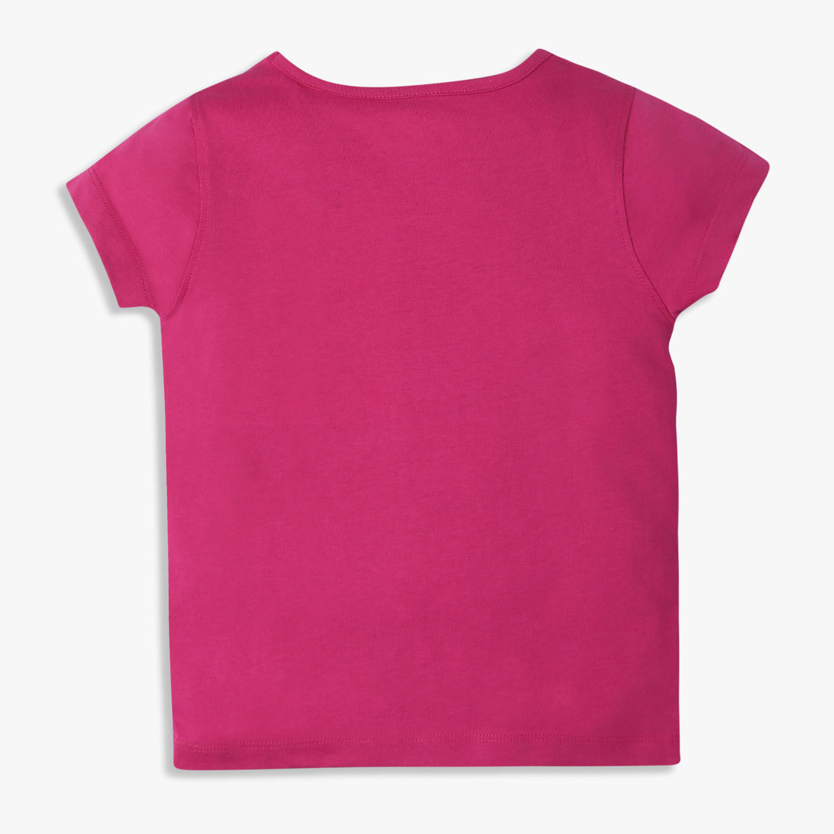 Girls Regular Fit Graphic Crew Neck T-Shirt