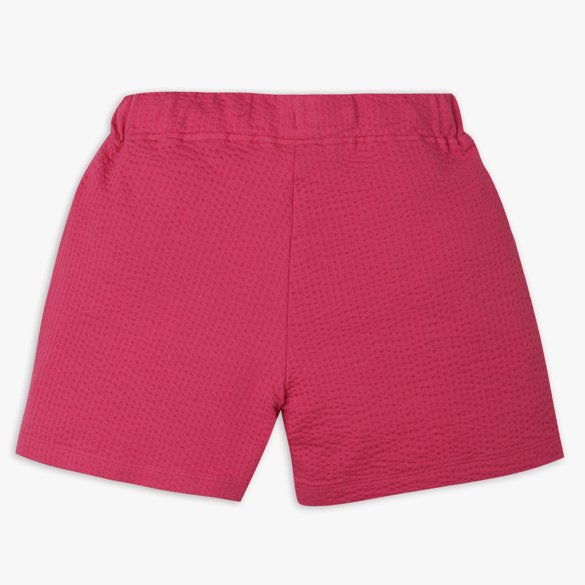 Girls Regular Fit Solid Shorts
