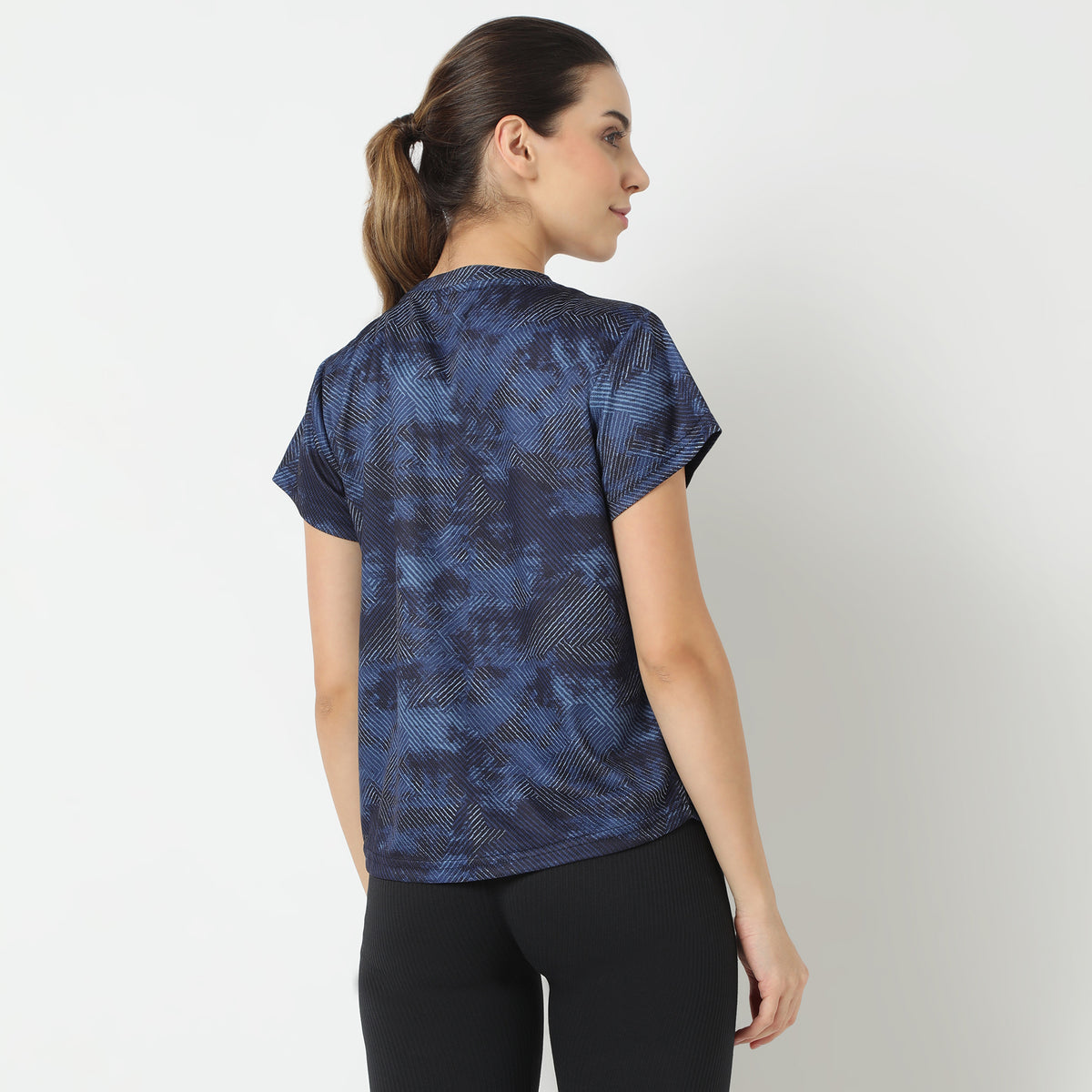 Regular Fit Abstract T-Shirt