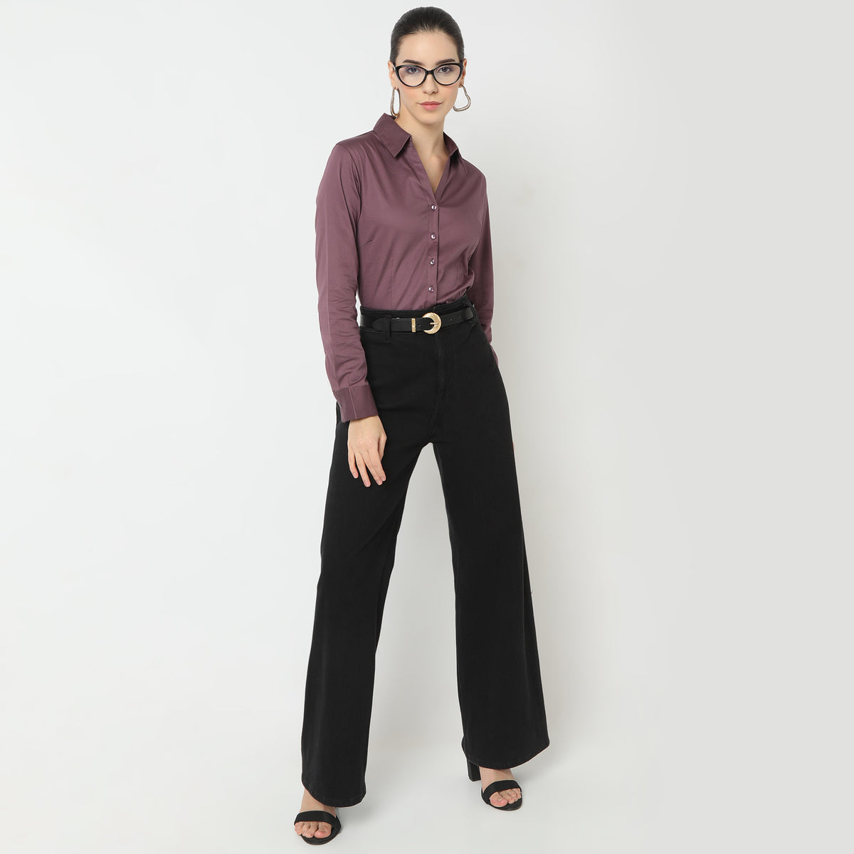 Regular Fit Solid Shirt