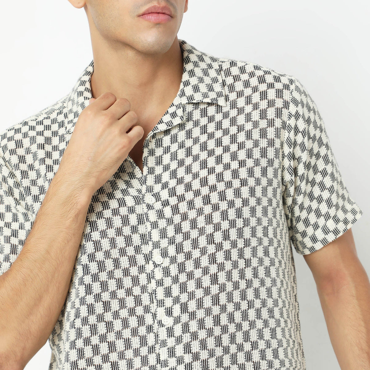 Regular Fit Structured Shirt