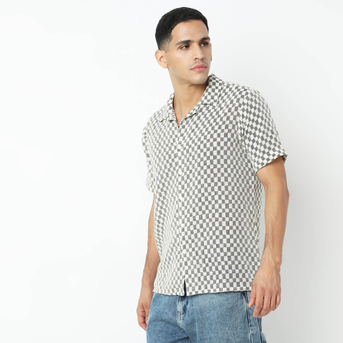 Regular Fit Structured Shirt