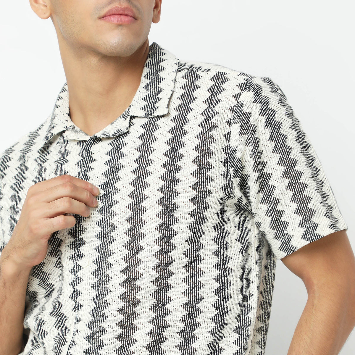 Regular Fit Structured Shirt