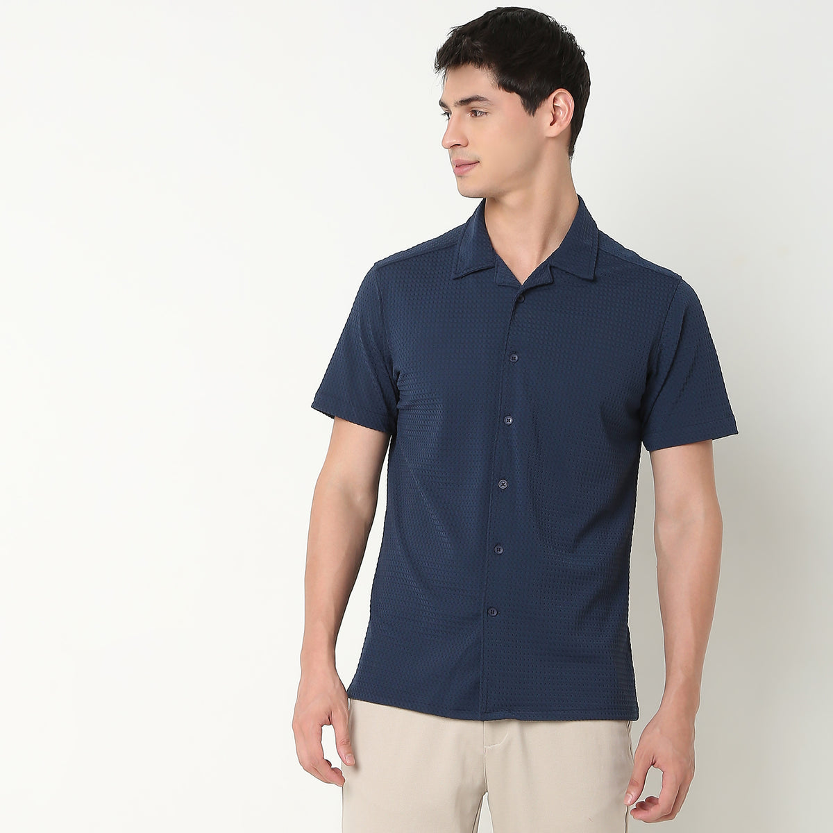 Slim Fit Checkered Shirt