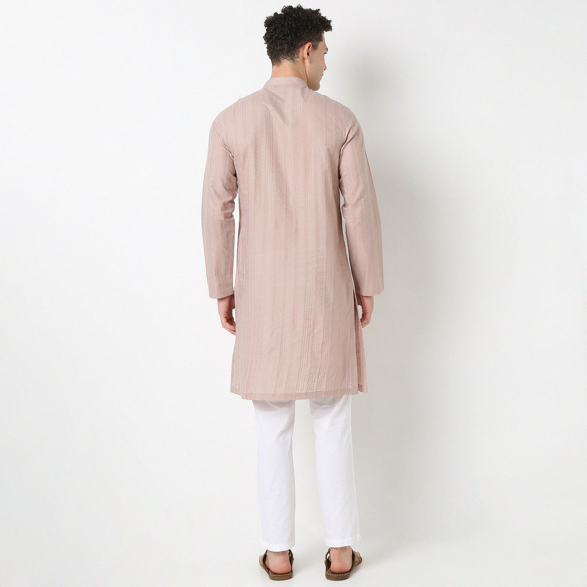 Straighht Fit Lapet Long Kurta