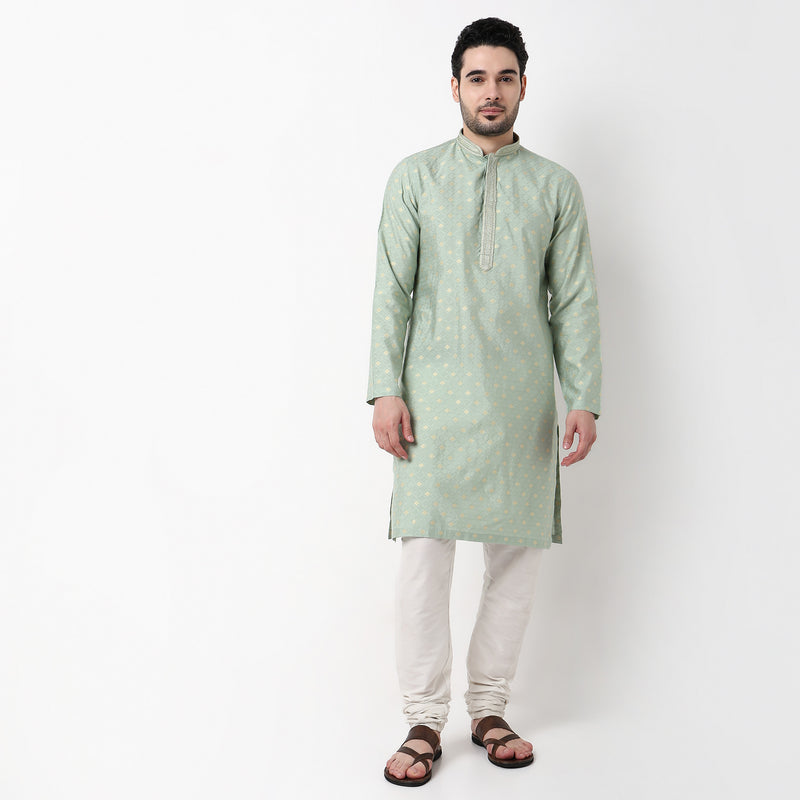 Jacquard Long Kurta
