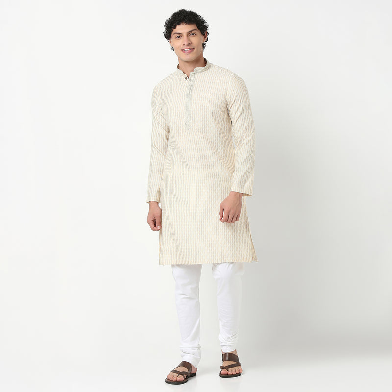 Jacquard Long Kurta