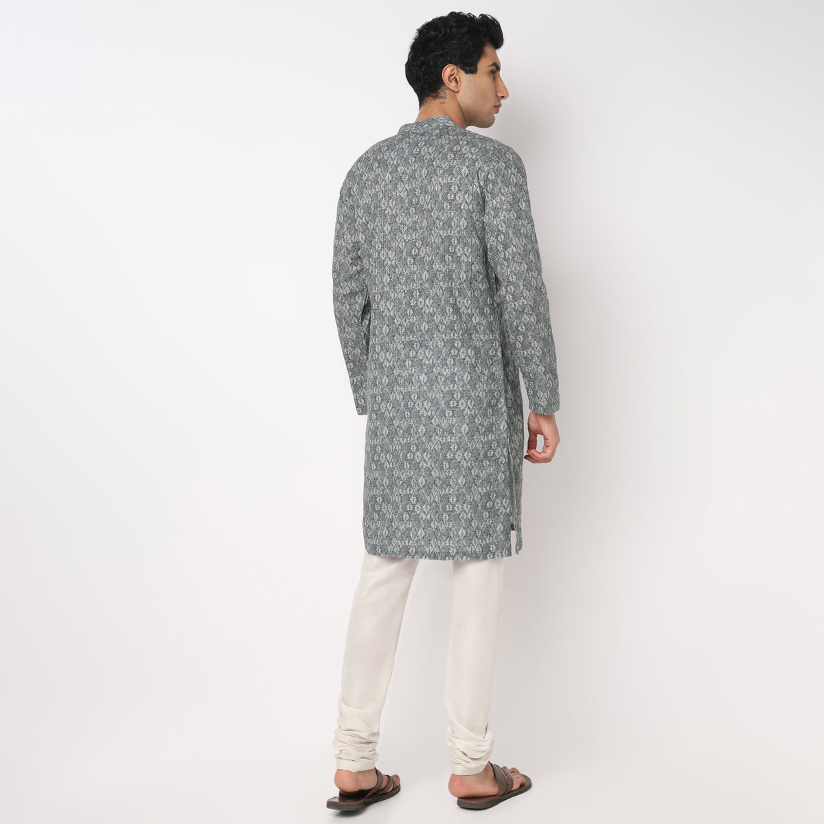 Digi Print Straight Long Kurta