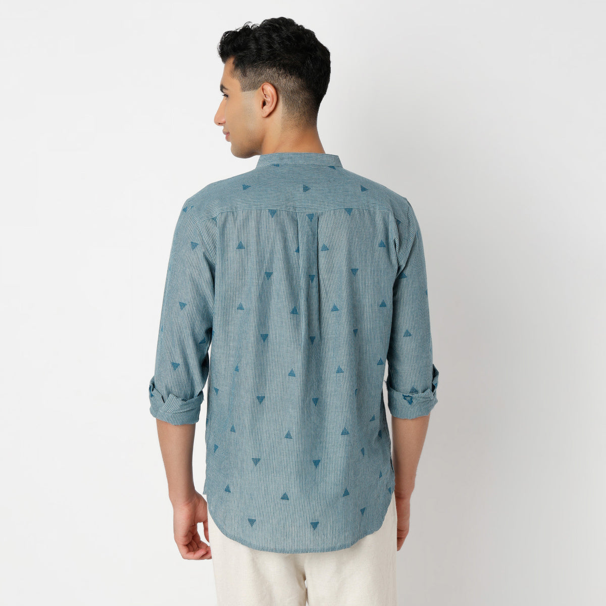 Regular Fit Jacquard Short Length Kurta