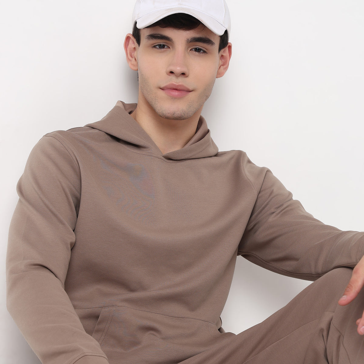Regular Fit Solid Sweatshirt