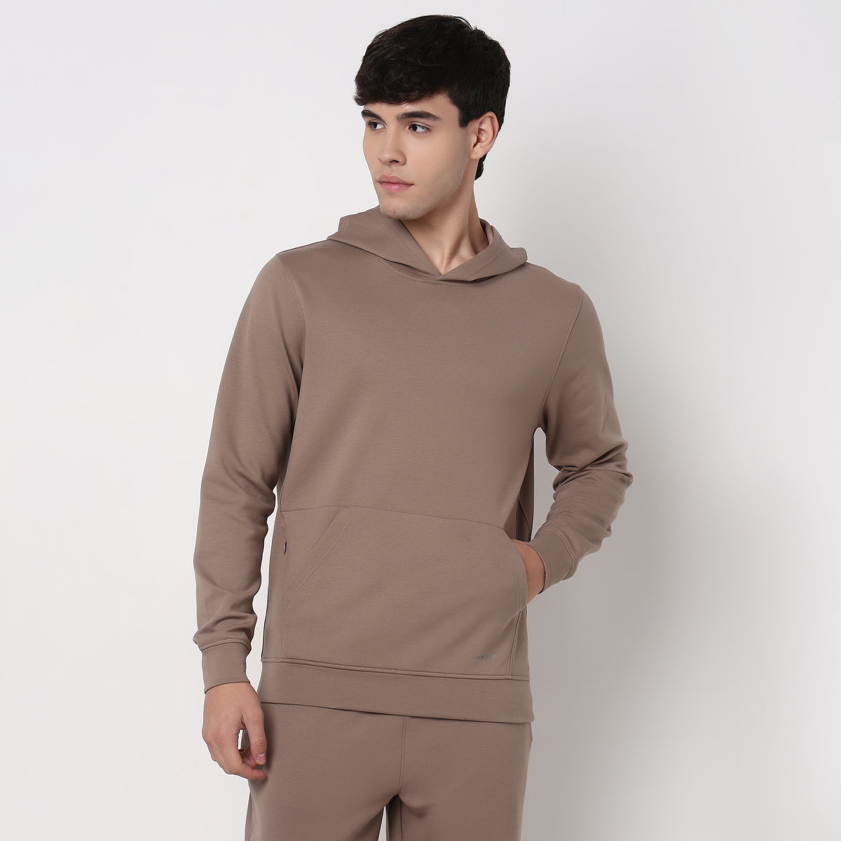 Regular Fit Solid Sweatshirt