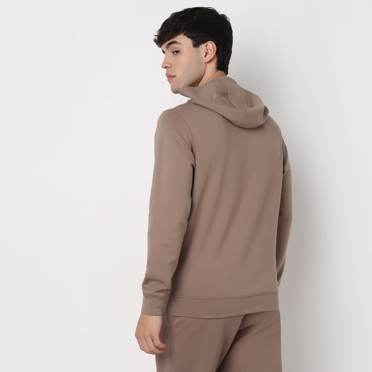 Regular Fit Solid Sweatshirt