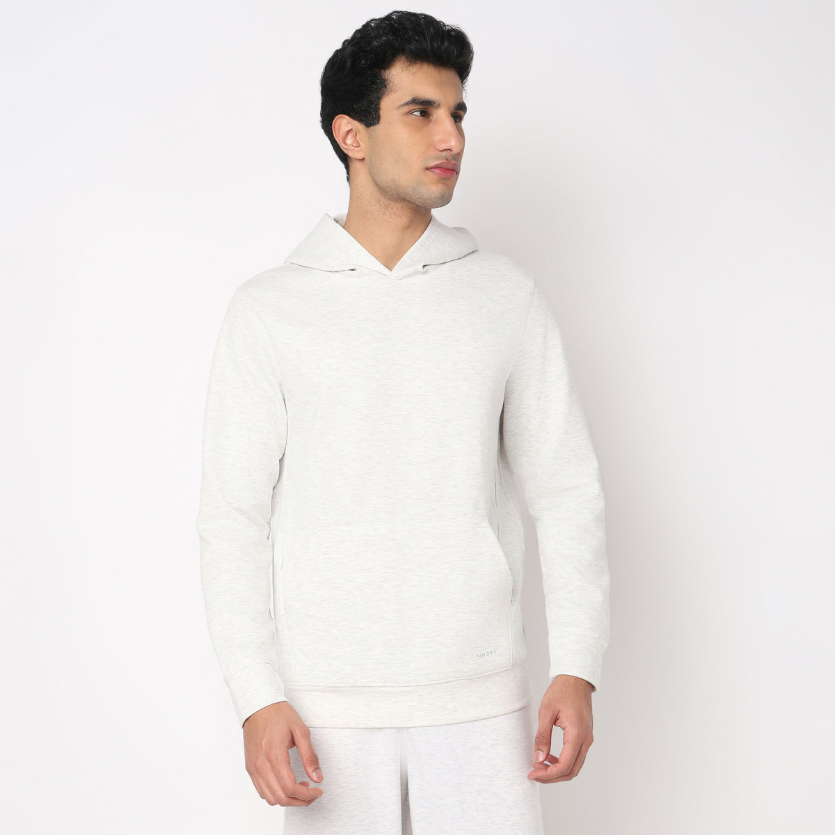 Regular Fit Solid Sweatshirt